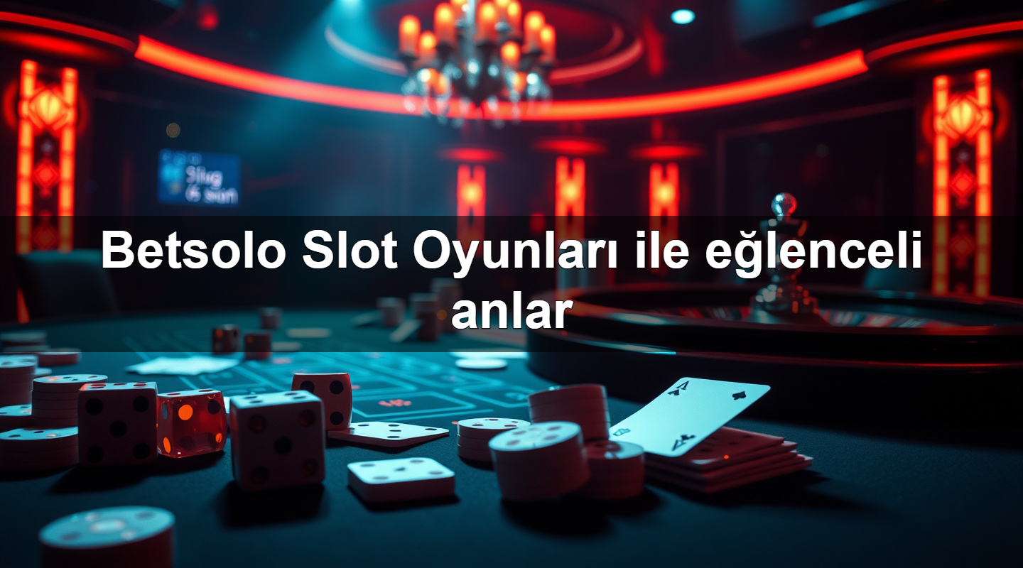 betsolo slot oyunlar ile e lenceli anlar 1779908068984